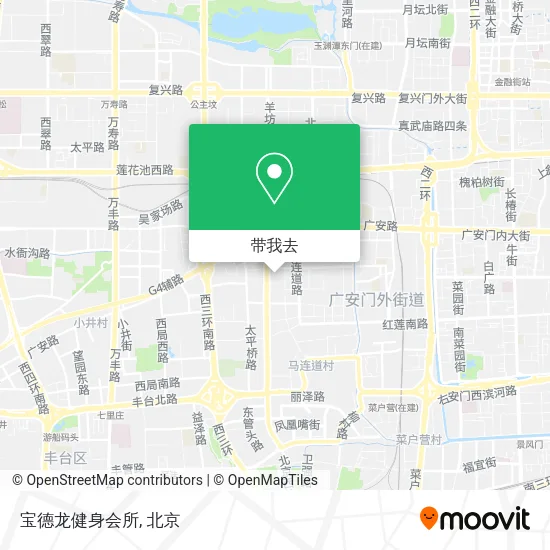 宝德龙健身会所地图