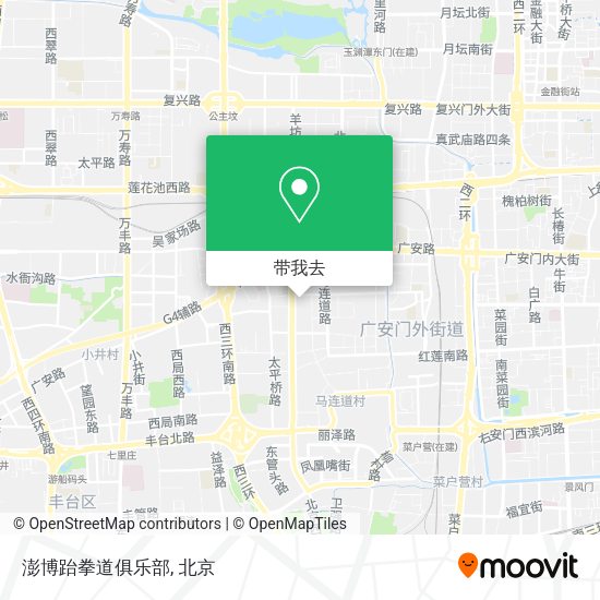 澎博跆拳道俱乐部地图