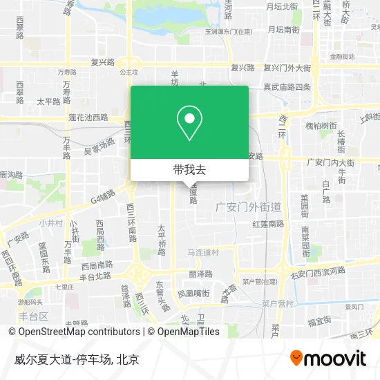 威尔夏大道-停车场地图