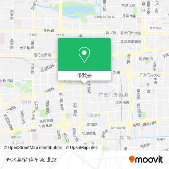 丹水宾馆-停车场地图