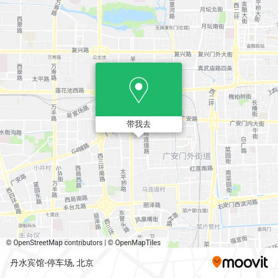 丹水宾馆-停车场地图