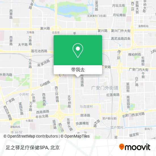 足之驿足疗保健SPA地图