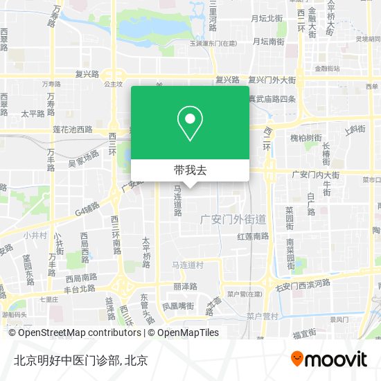 北京明好中医门诊部地图