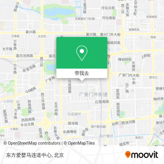 东方爱婴马连道中心地图