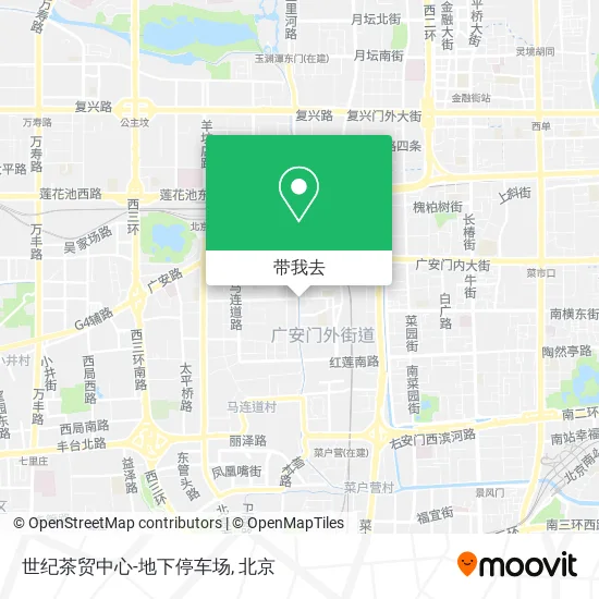 世纪茶贸中心-地下停车场地图