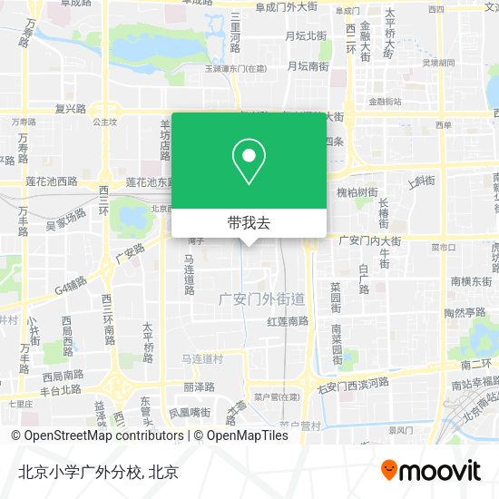 北京小学广外分校地图