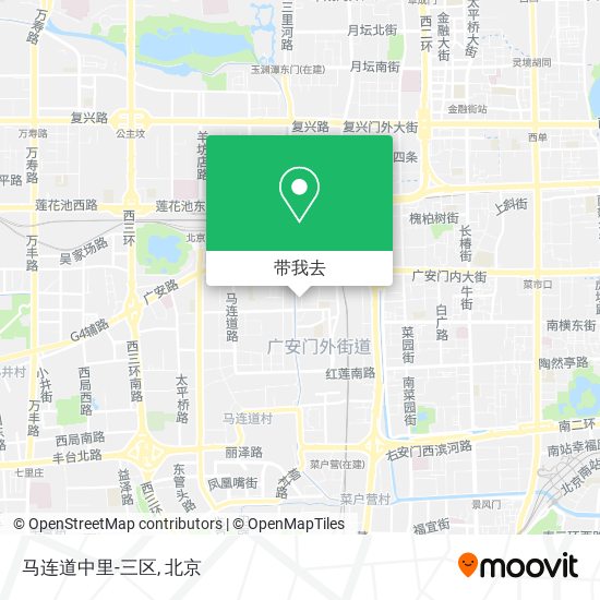 马连道中里-三区地图