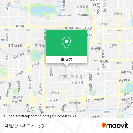 马连道中里-三区地图