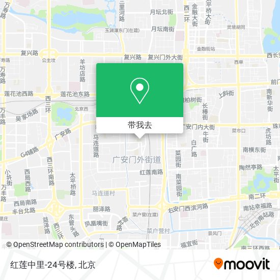 红莲中里-24号楼地图