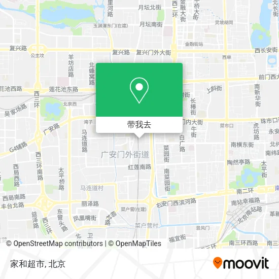 家和超市地图