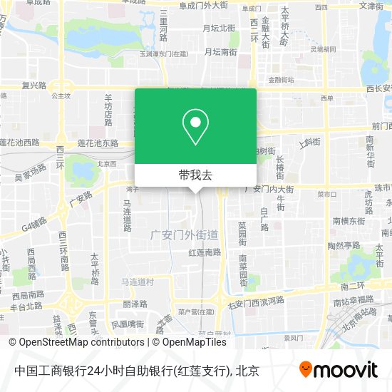 中国工商银行24小时自助银行(红莲支行)地图