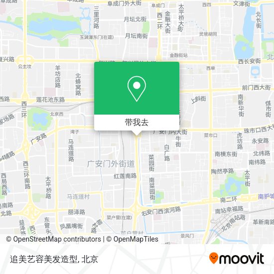 追美艺容美发造型地图