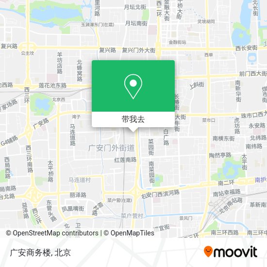 广安商务楼地图