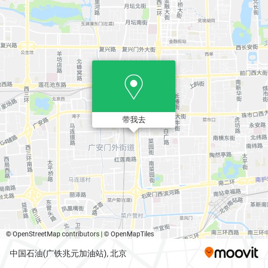 中国石油(广铁兆元加油站)地图