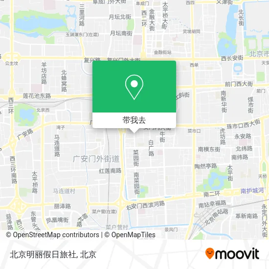 北京明丽假日旅社地图