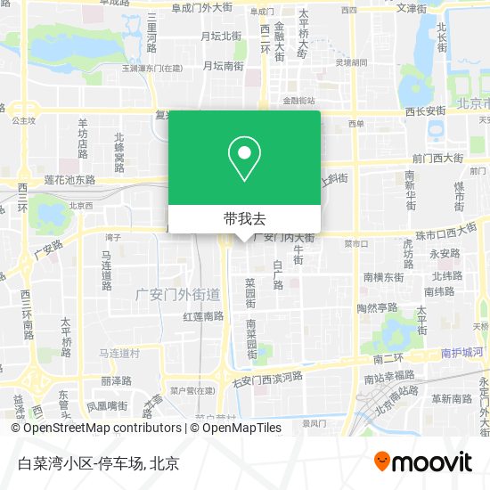 白菜湾小区-停车场地图