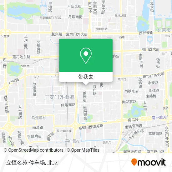 立恒名苑-停车场地图