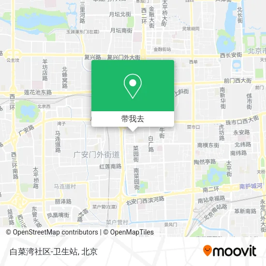 白菜湾社区-卫生站地图
