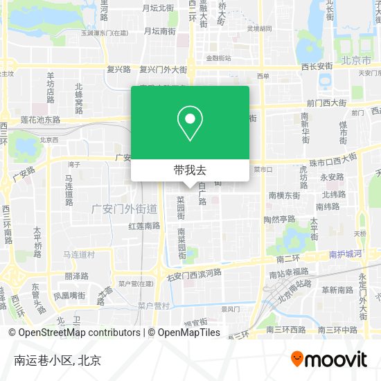 南运巷小区地图
