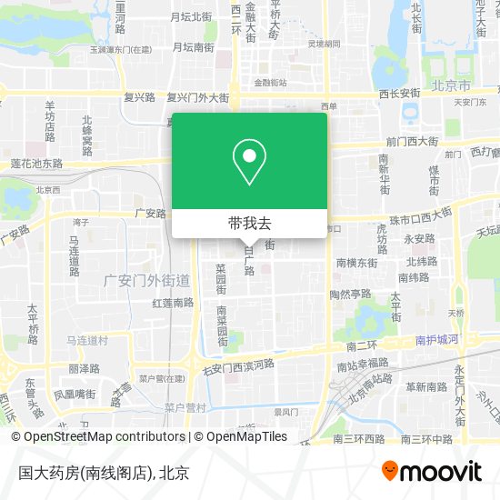 国大药房(南线阁店)地图
