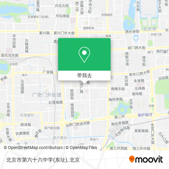 北京市第六十六中学(东址)地图