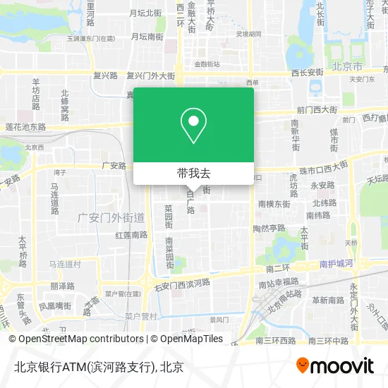 北京银行ATM(滨河路支行)地图