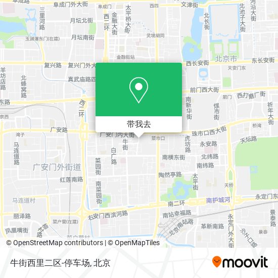 牛街西里二区-停车场地图