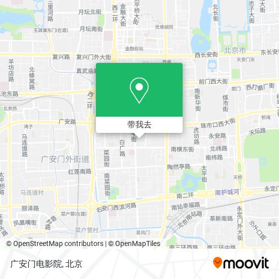 广安门电影院地图