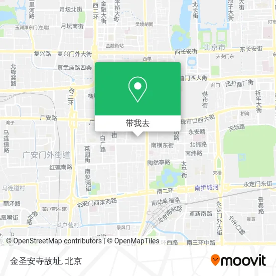 金圣安寺故址地图