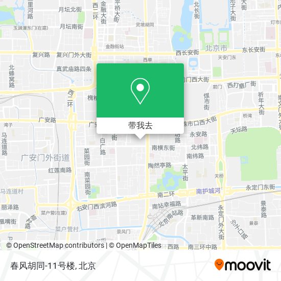春风胡同-11号楼地图