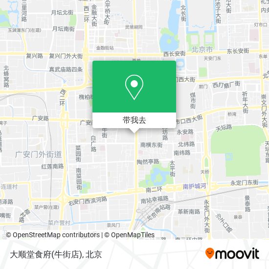 大顺堂食府(牛街店)地图