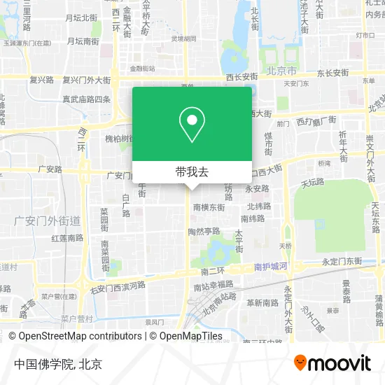 中国佛学院地图