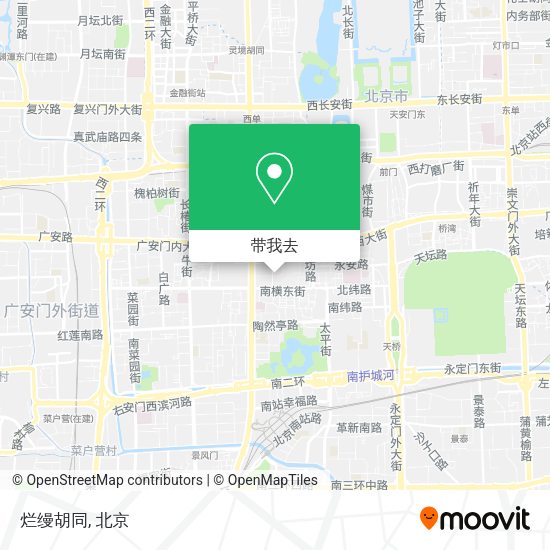 烂缦胡同地图