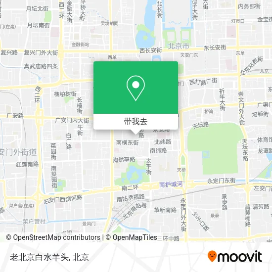 老北京白水羊头地图