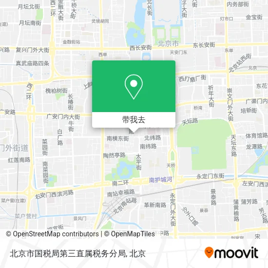 北京市国税局第三直属税务分局地图