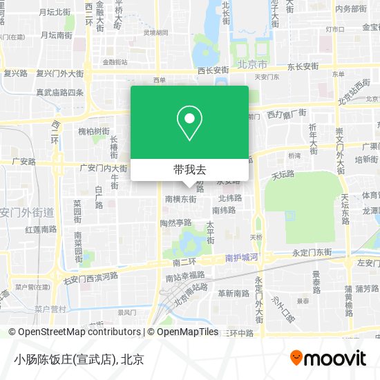 小肠陈饭庄(宣武店)地图