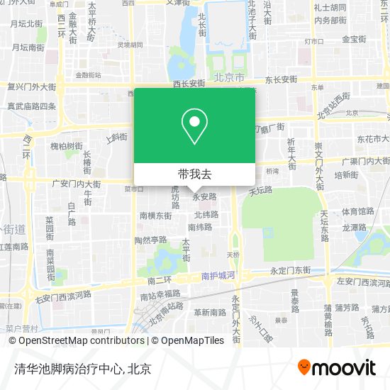 清华池脚病治疗中心地图
