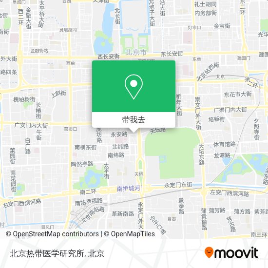 北京热带医学研究所地图