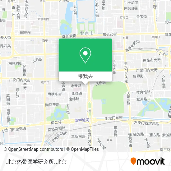 北京热带医学研究所地图