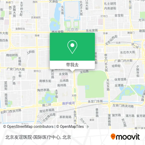 北京友谊医院-国际医疗中心地图