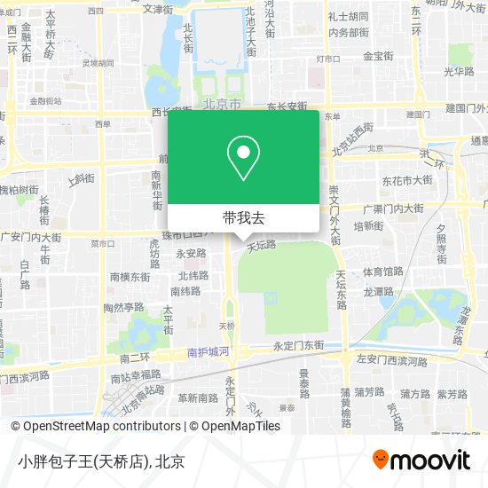 小胖包子王(天桥店)地图