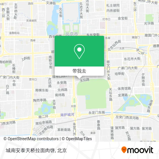城南安泰天桥拉面肉饼地图