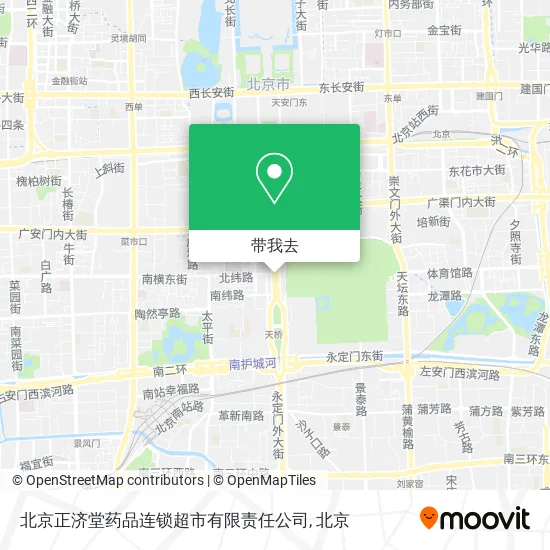 北京正济堂药品连锁超市有限责任公司地图