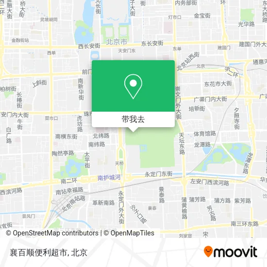襄百顺便利超市地图