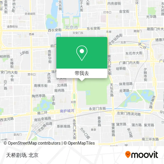天桥剧场地图