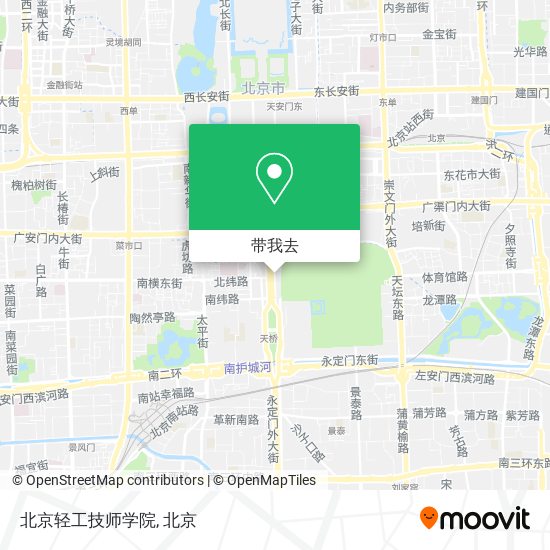 北京轻工技师学院地图