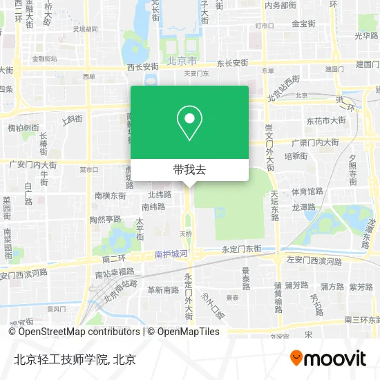 北京轻工技师学院地图