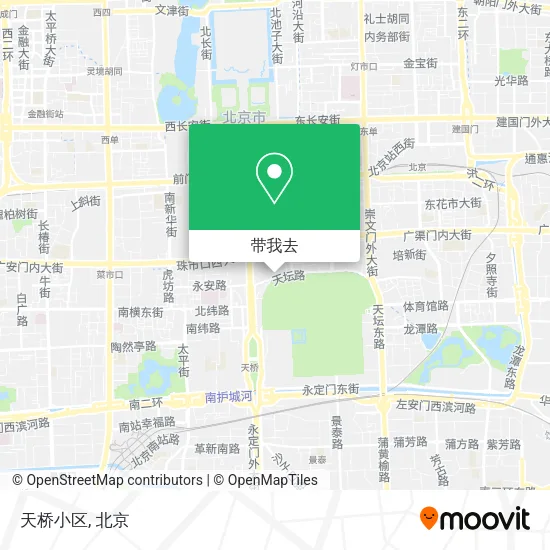 天桥小区地图