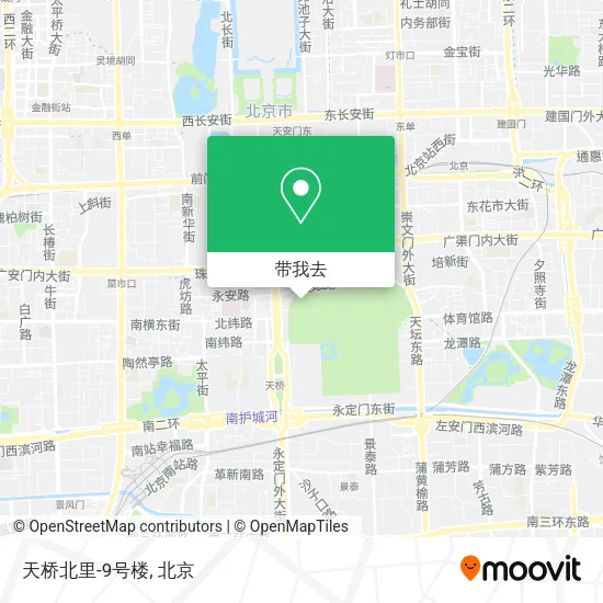 天桥北里-9号楼地图