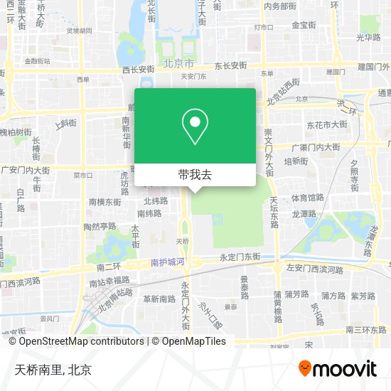 天桥南里地图